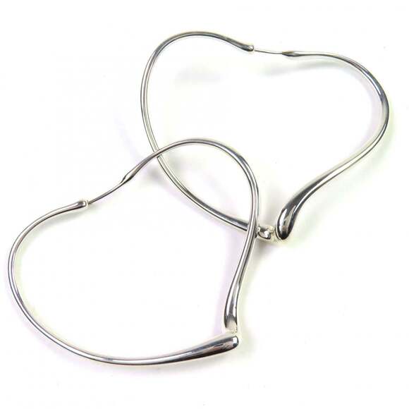 TIFFANY Silver Heart Earrings